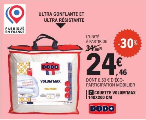 7 COUETTE VOLUM'MAX 140X200 CM