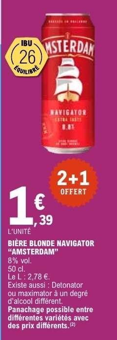 BIÈRE BLONDE NAVIGATOR AMSTERDAM