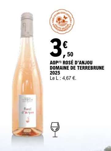 AOP Rosé d'Anjou Domaine de Terrebrune 2025
