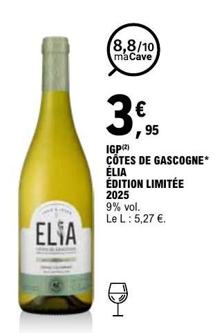 IGP CÔTES DE GASCOGNE ÉLIA ÉDITION LIMITÉE 2025