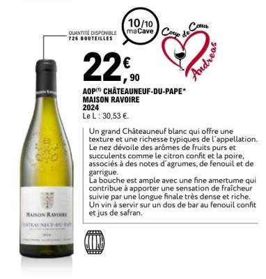 AOP(*) CHÂTEAUNEUF-DU-PAPE* MAISON RAVOIRE 2024