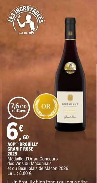 AOP(*) BROUILLY GRANIT ROSE 2025