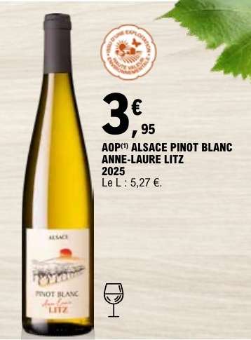 AOP ALSACE PINOT BLANC ANNE-LAURE LITZ 2025