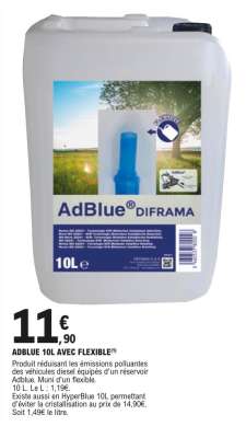 ADBLUE 10L AVEC FLEXIBLE