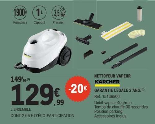 NETTOYEUR VAPEUR “KARCHER”