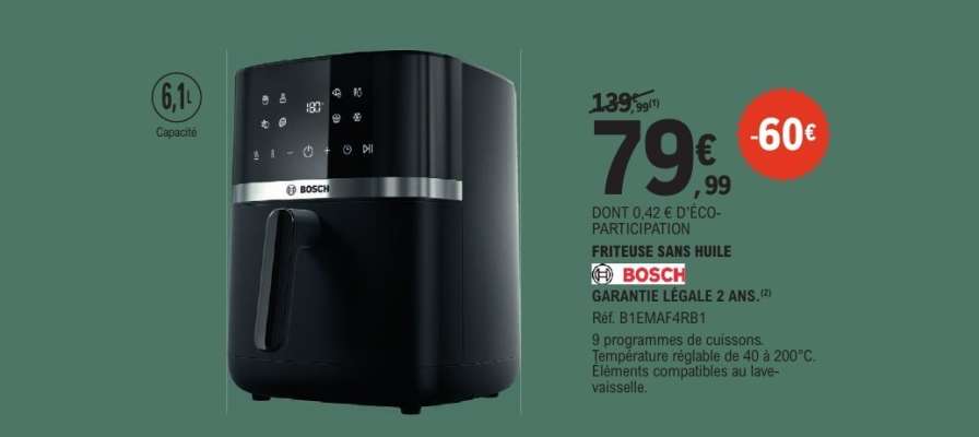 FRITEUSE SANS HUILE BOSCH