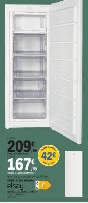 Congélateur armoire