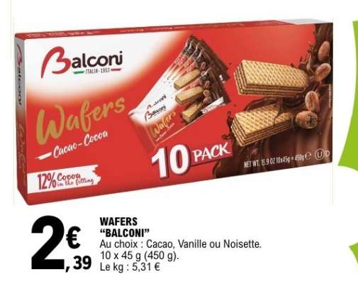 Wafers "Balconi"