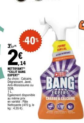 NETTOYANT "CILLIT BANG EXPERT"
