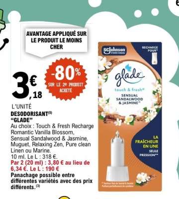 DÉSODORISANT “GLADE”