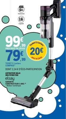 Aspirateur balai multifonction