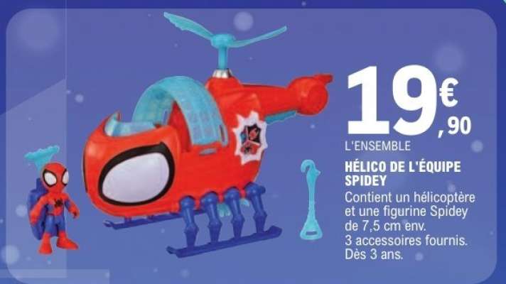 HÉLICO DE L'ÉQUIPE SPIDEY