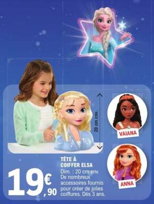 TÊTE À COIFFER ELSA