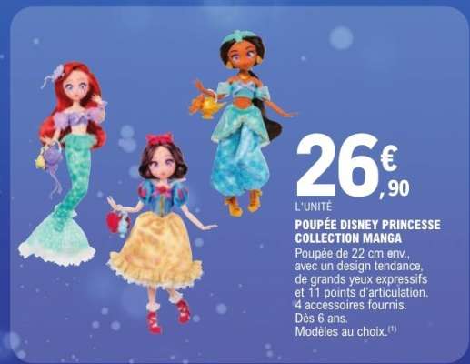 POUPÉE DISNEY PRINCESSE COLLECTION MANGA