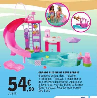 GRANDE PISCINE DE REVE BARBIE