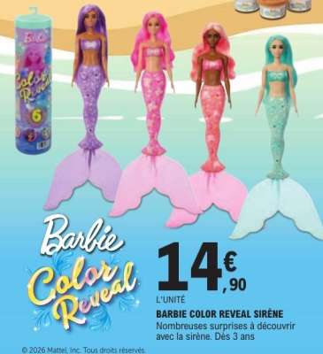 Barbie Color Reveal Sirène