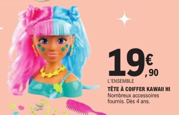 TÊTE À COIFFER KAWAII HI