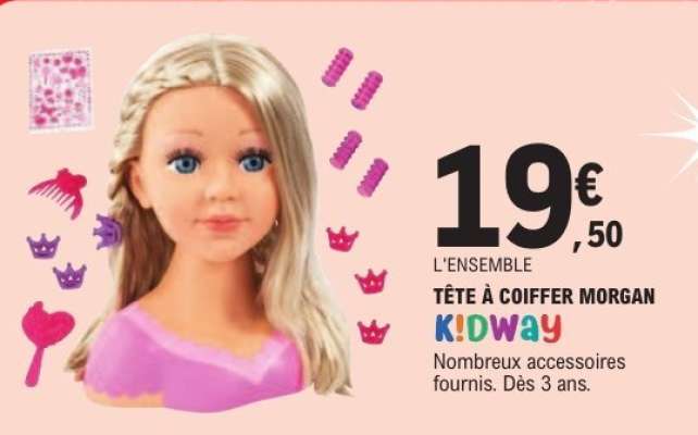 TÊTE À COIFFER MORGAN