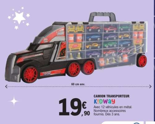 CAMION TRANSPORTEUR KIDWAY