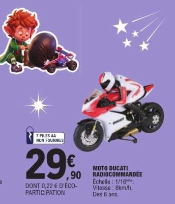MOTO DUCATI RADIOCOMMANDÉE