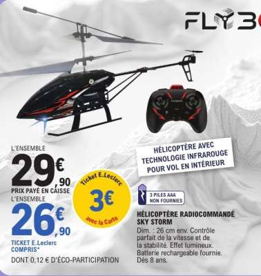 HÉLICOPTÈRE RADIOCOMMANDÉ SKY STORM