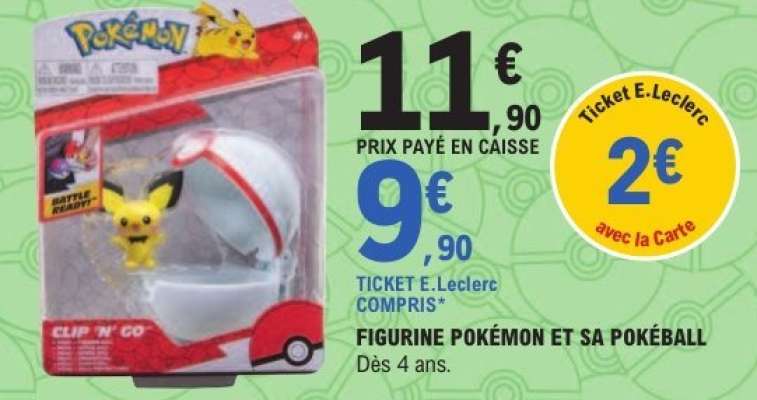 FIGURINE POKÉMON ET SA POKÉBALL