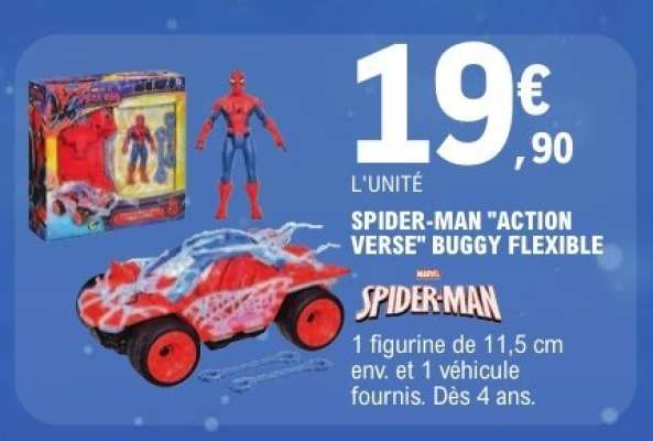 SPIDER-MAN "ACTION VERSE" BUGGY FLEXIBLE