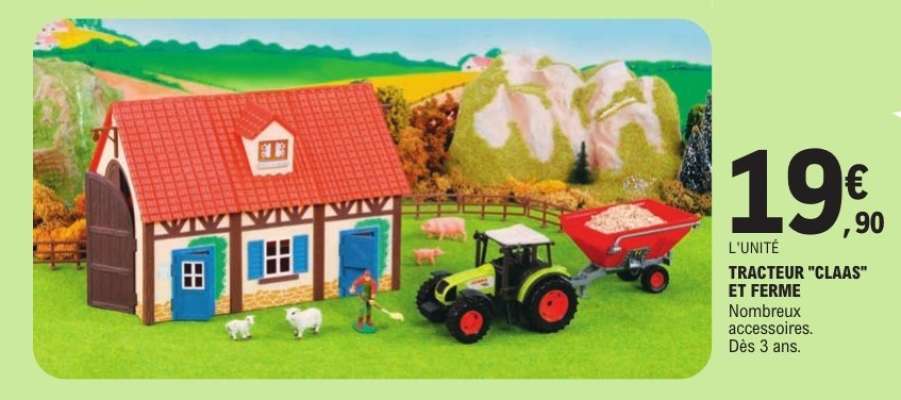 TRACTEUR "CLAAS" ET FERME
