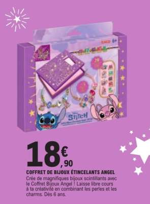 COFFRET DE BIJOUX ÉTINCELANTS ANGEL