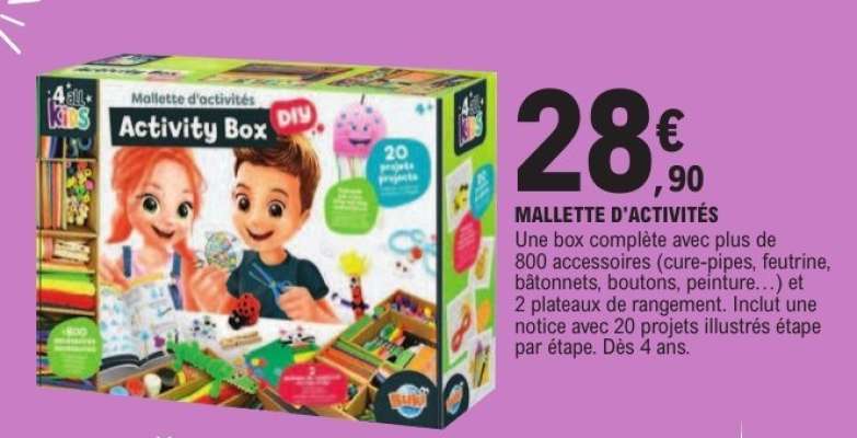 MALLETTE D'ACTIVITÉS