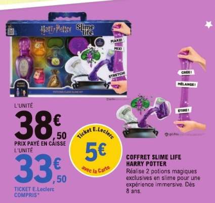 COFFRET SLIME LIFE HARRY POTTER