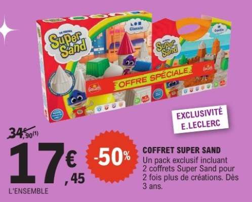 COFFRET SUPER SAND