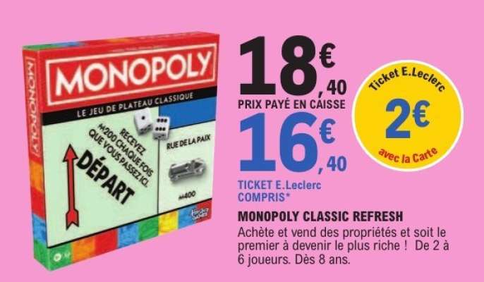 MONOPOLY CLASSIC REFRESH