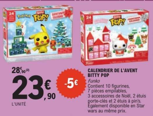 CALENDRIER DE L'AVENT BITTY POP