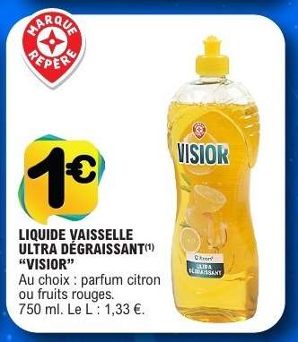 LIQUIDE VAISSELLE ULTRA DÉGRAISSANT “VISIOR”