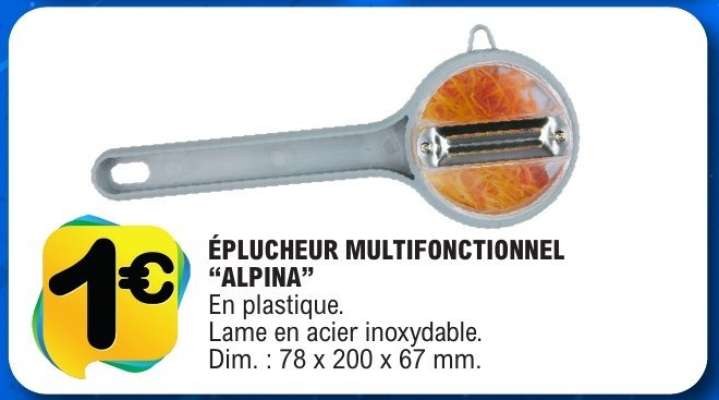 ÉPLUCHEUR MULTIFONCTIONNEL “ALPINA”