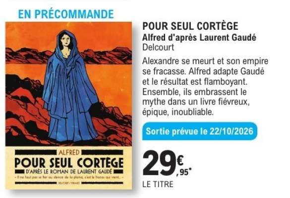 POUR SEUL CORTÈGE