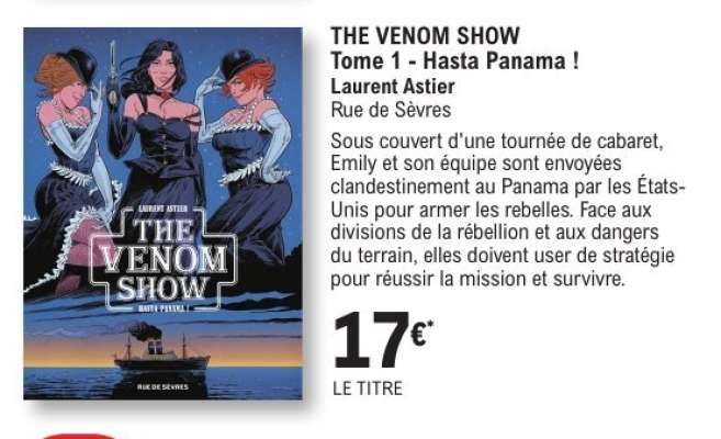 THE VENOM SHOW Tome 1 - Hasta Panama !