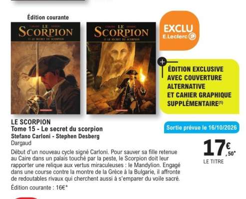 LE SCORPION Tome 15 - Le secret du scorpion