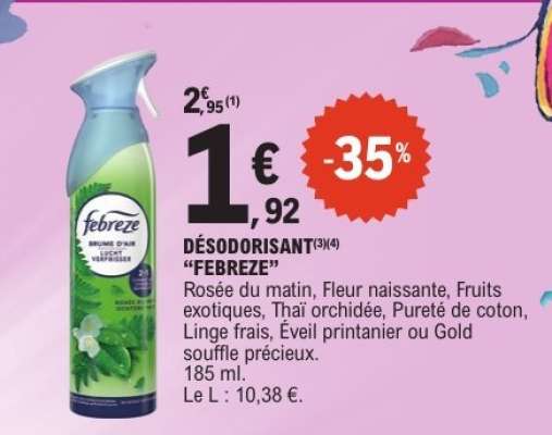 DÉSODORISANT FEBREZE
