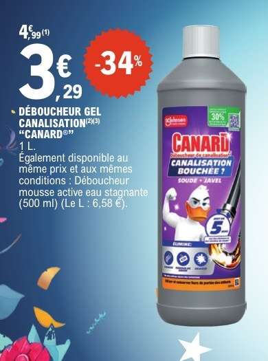 DÉBOUCHEUR GEL CANALISATION "CANARD®"