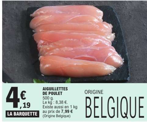 Aiguillettes De Poulet