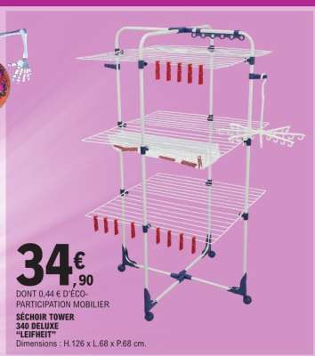 SÉCHOIR TOWER 340 DELUXE "LEIFHEIT"