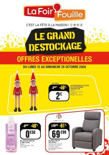 Catalogue La Foir'Fouille - 12/10/2026 - 25/10/2026.