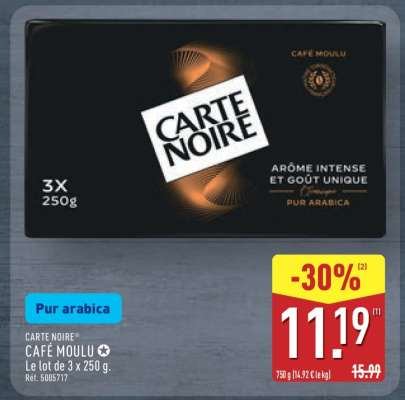 CARTE NOIRE Café moulu