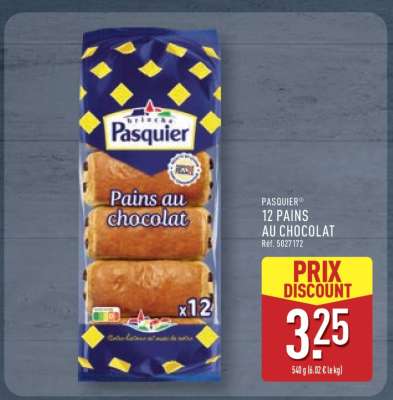 PASQUIER 12 pains au chocolat