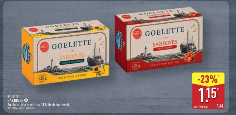 GOELETTE SARDINES