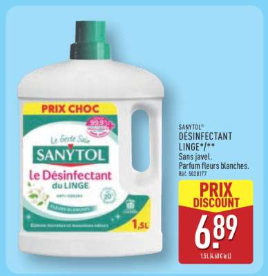 SANYTOL DÉSINFECTANT LINGE