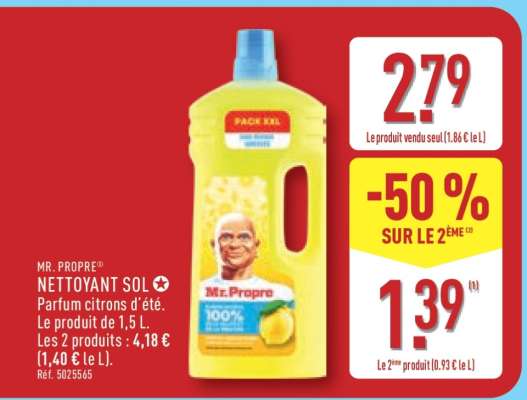 MR. PROPRE NETTOYANT SOL