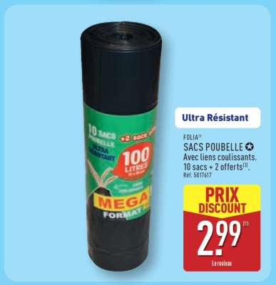 FOLIA® SACS POUBELLE